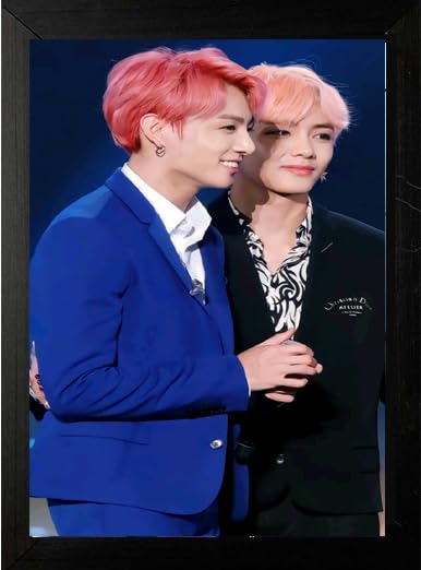BTS Member Jungkook And V Photo Frame For BTS Fans/Room Decor